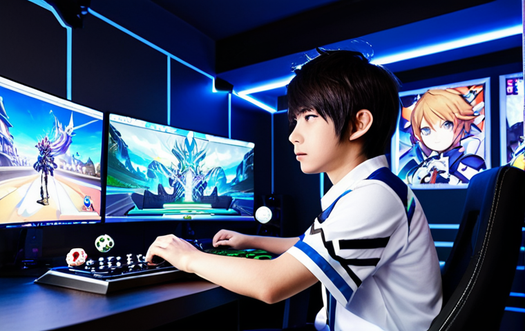 ** A professional Elsword player, fully clothed in modest gaming attire, strategically planning their next move. The scene is a brightly lit, family-friendly gaming room with Elsword posters in the background. Focus on their determined expression and the advanced gaming equipment. Safe for work, appropriate content, perfect anatomy, well-formed hands, natural proportions, professional. **